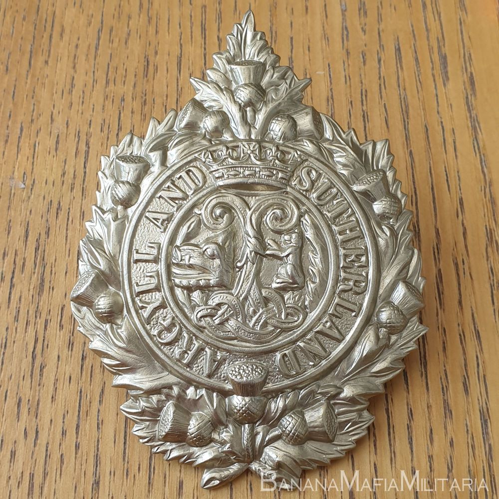 Argyll And Sutherland Regiment Cap Badge WW2