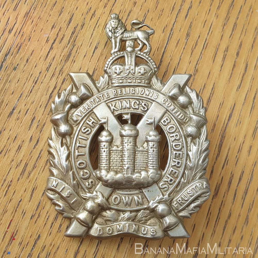 KOSB Kings own Scottish Borderers Regiment Cap Badge