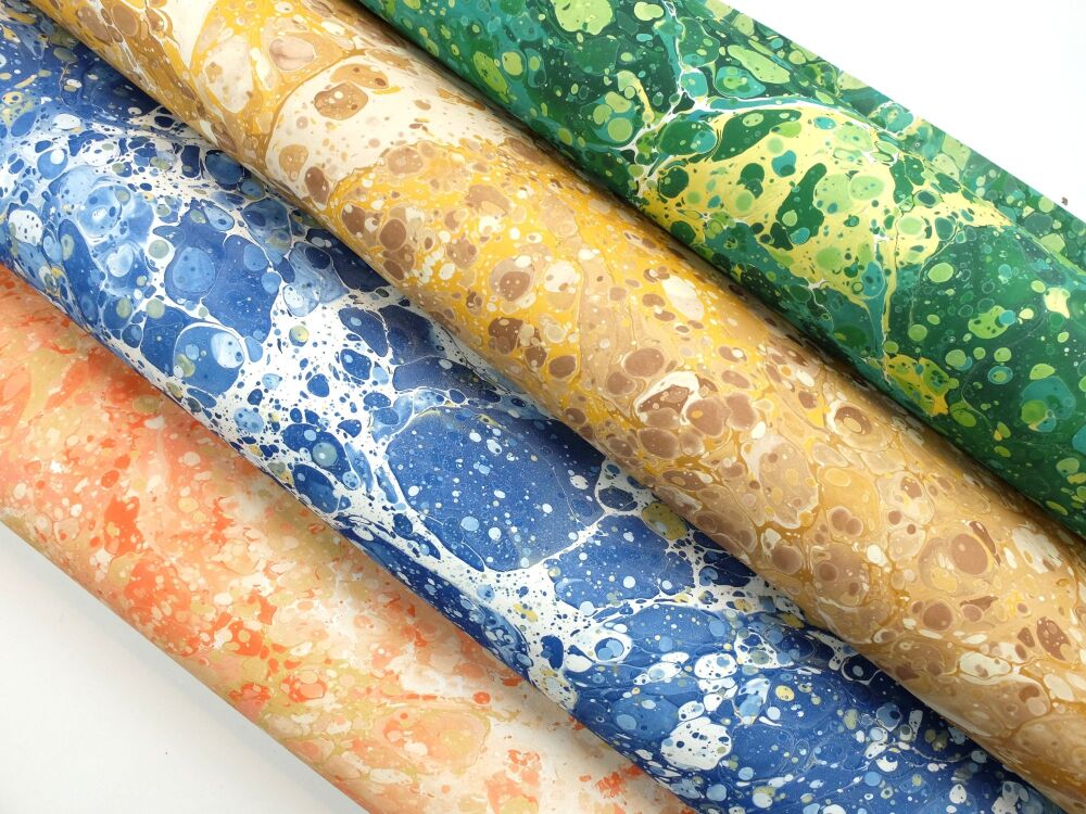 Assorted stone pattern Lapidarium multiple choice marbled A2 paper design