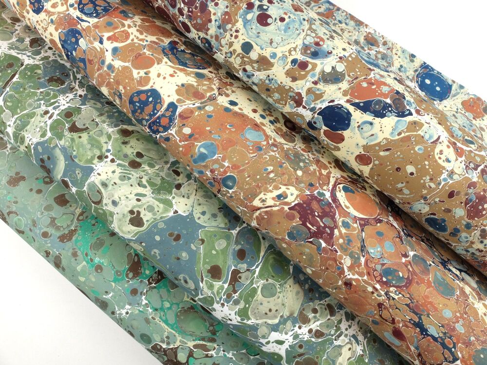 Assorted stone pattern Lapidarium multiple choice marbled A2 paper design
