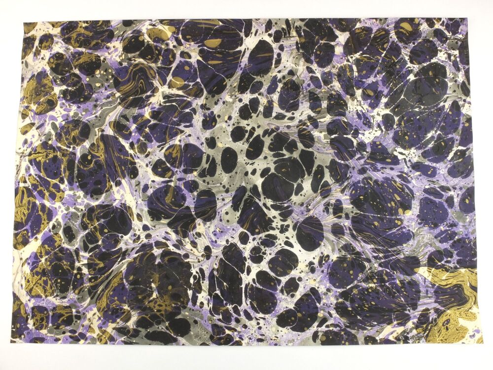 Mixed selection double marble A2 paper sheets