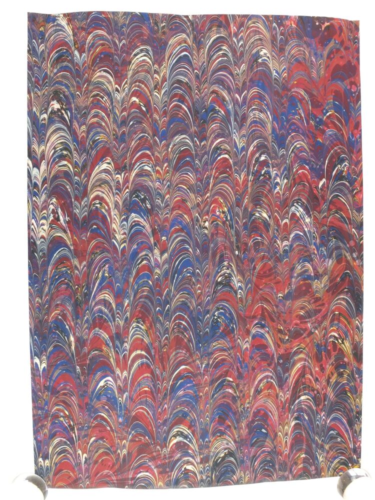 Mixed selection double marble A2 paper sheets