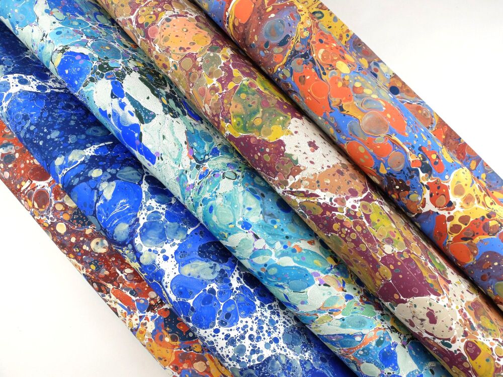 Assorted stone pattern Lapidarium multiple choice marbled A2 paper design