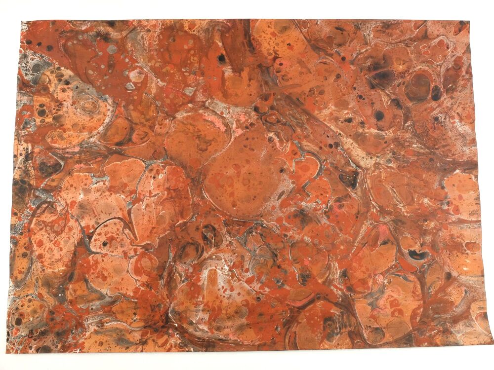 Mixed selection double marble A2 paper sheets