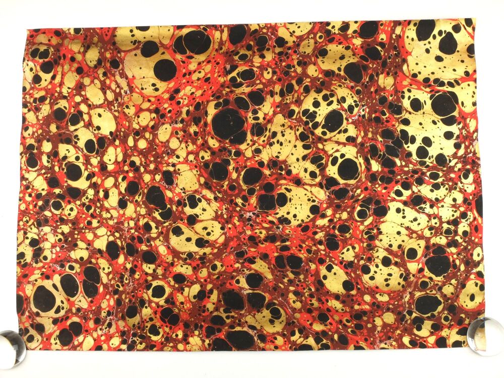 Mixed selection double marble A2 paper sheets