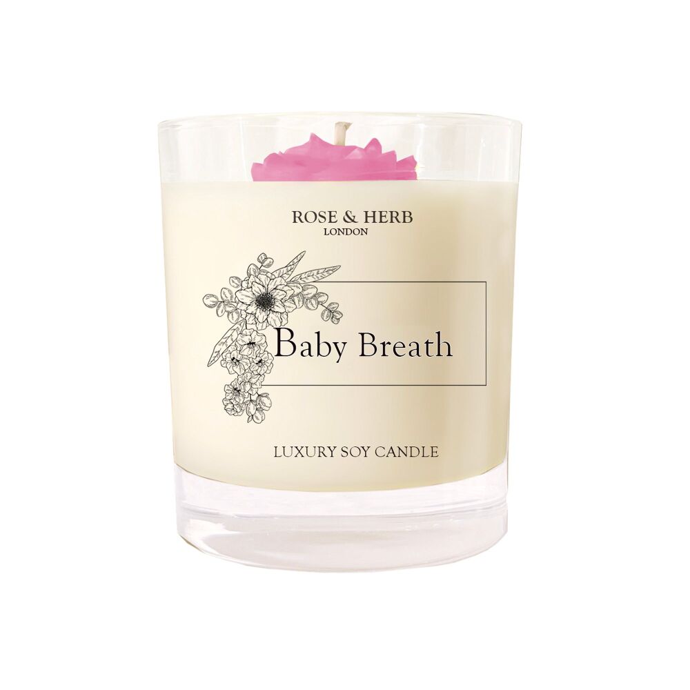 BABY BREATH - Deluxe Soy Candle