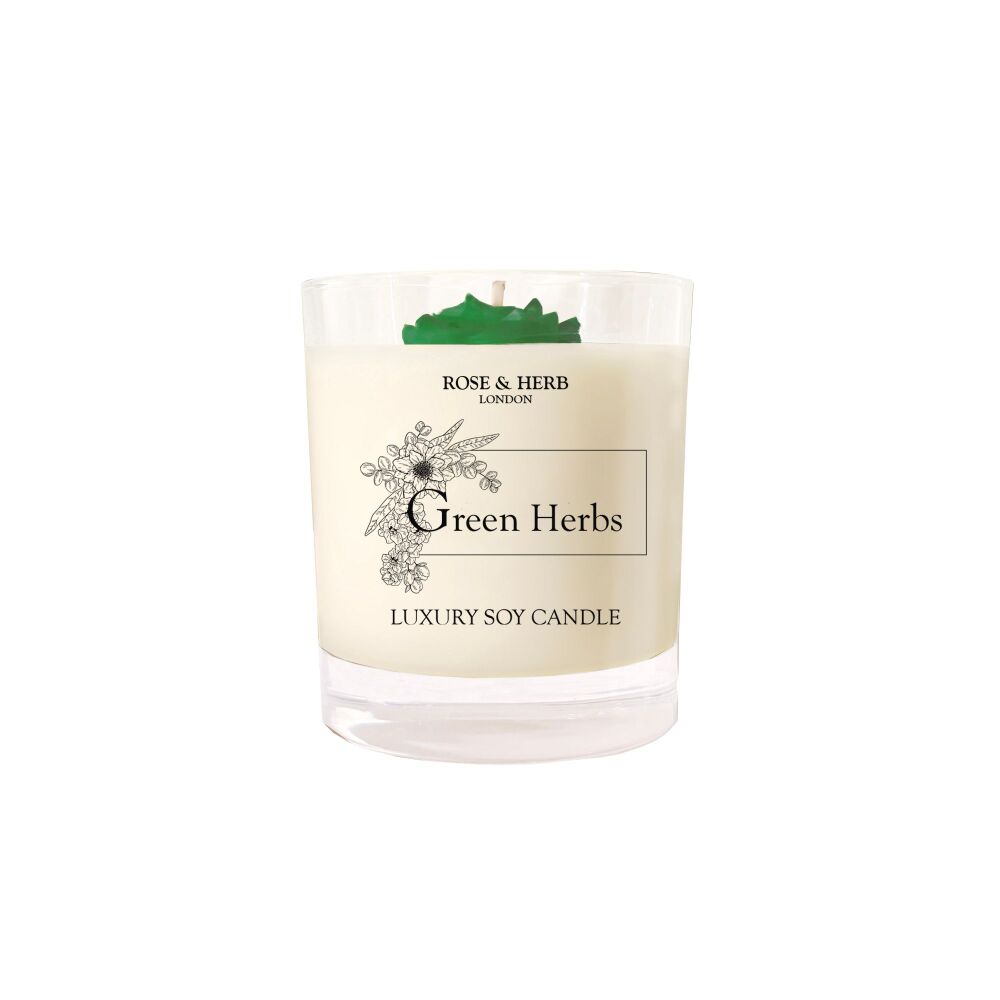 GREEN HERBS - Petite Soy Candle