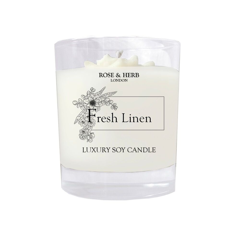 FRESH LINEN - Deluxe Soy Candle