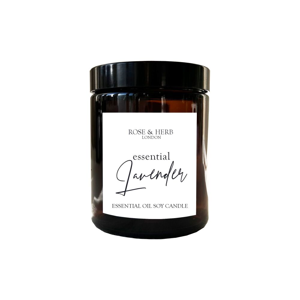 essential LAVENDER Soy Candle
