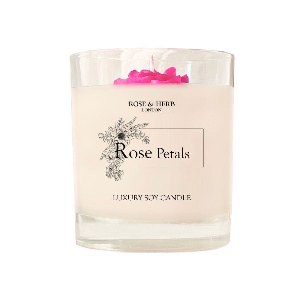 ROSE PETALS ~ Deluxe Soy Candle