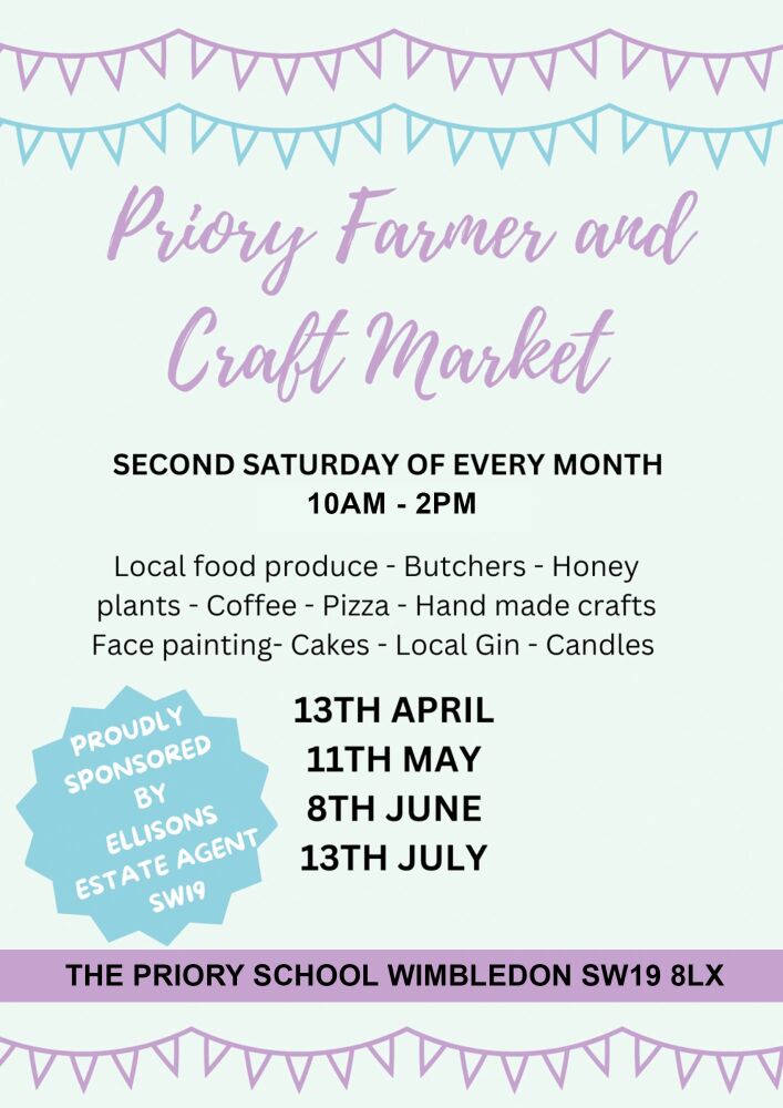 THE PRIORY FARMERS MARKET POSTER
