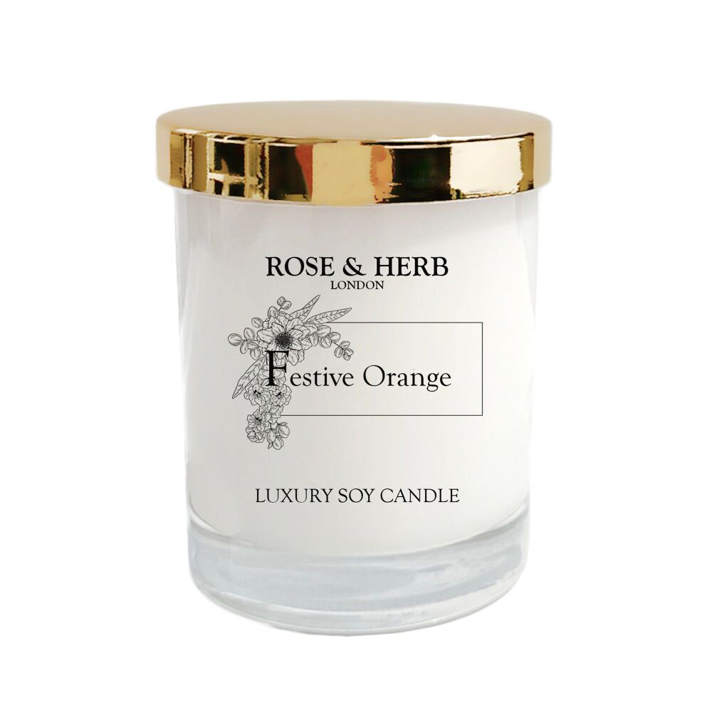 FESTIVE ORANGE - Deluxe Soy Candle
