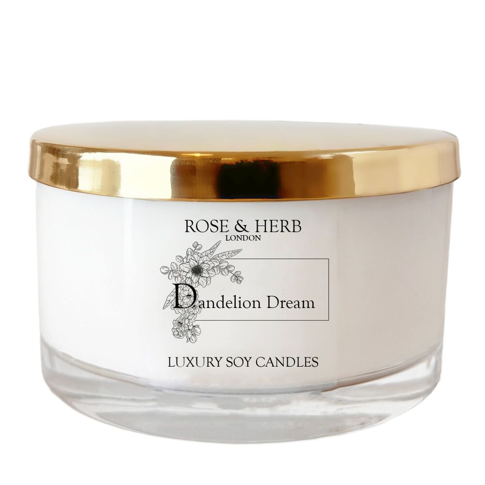 DANDELION DREAM - 3 Wick Soy Candle