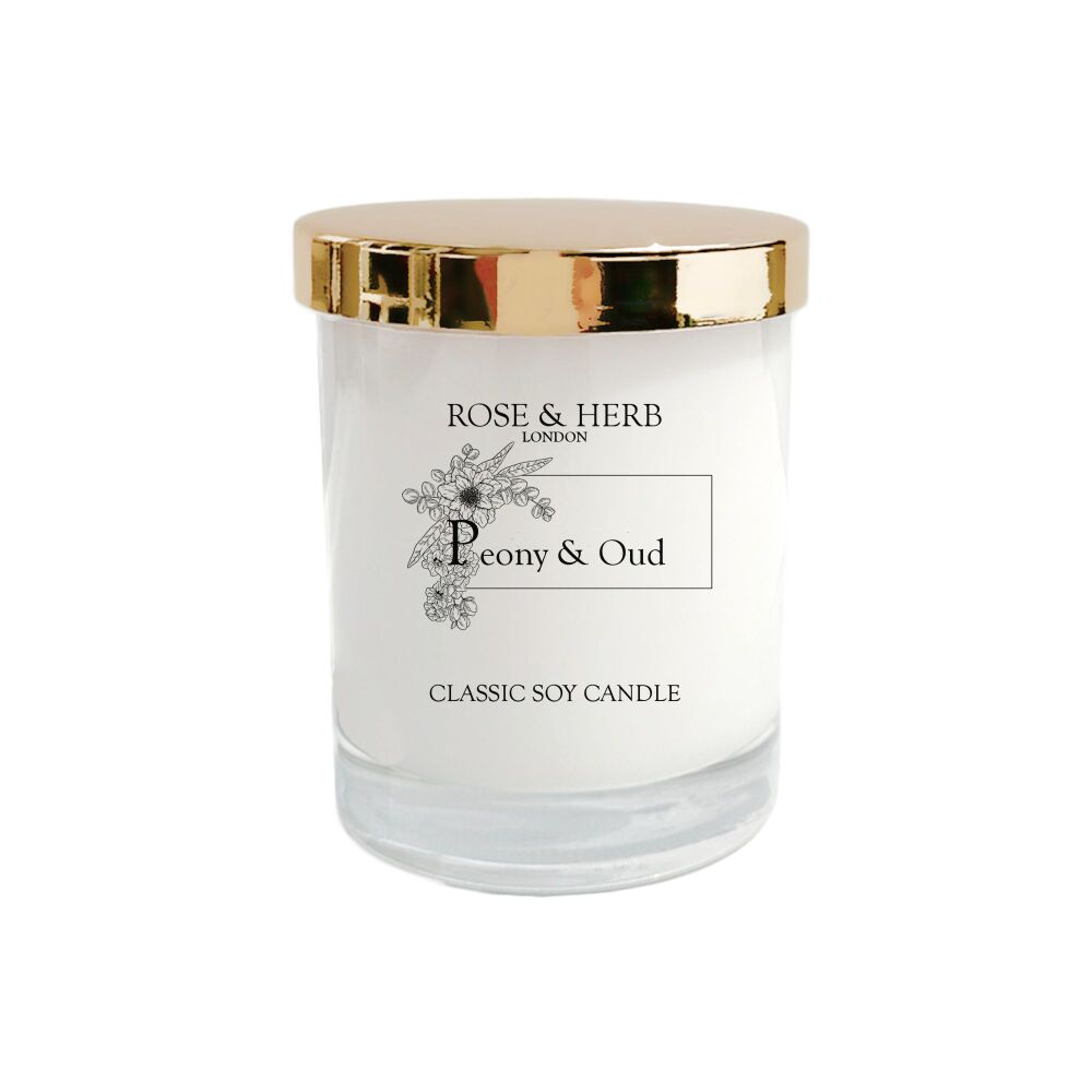 PEONY & OUD ~ Classic Soy Candle
