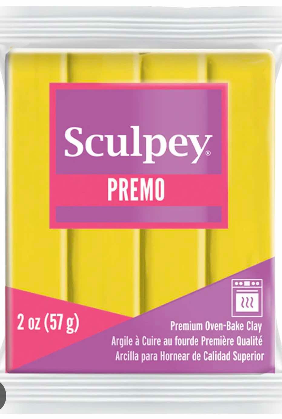 Sculpy Premo 2oz Cadmium Yellow