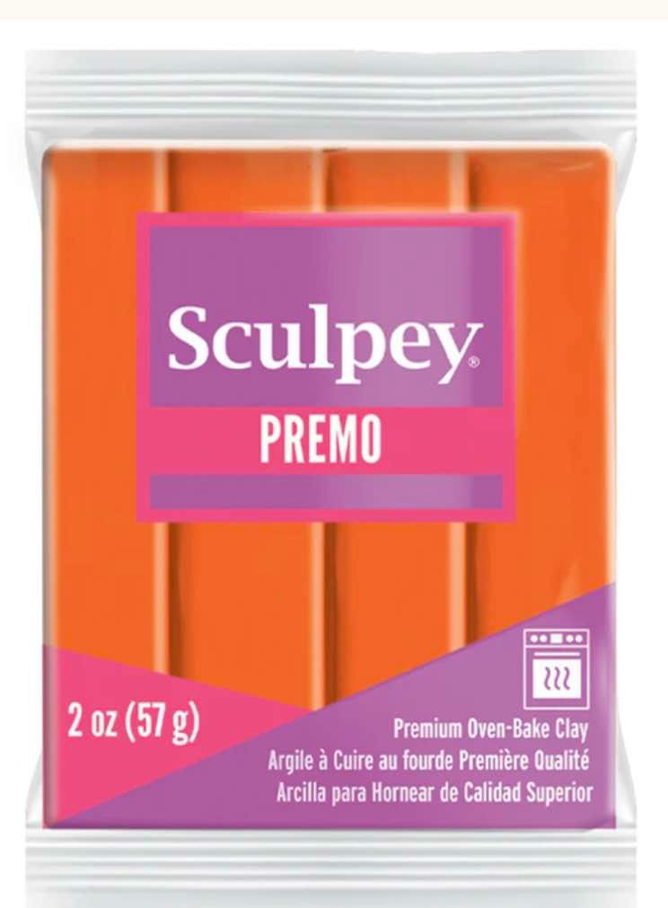 Sculpy Premo 2oz Orange