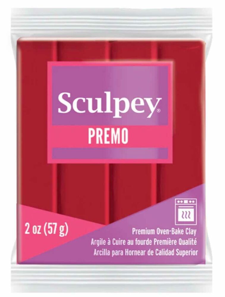 Sculpy Premo 2oz Pomegranate