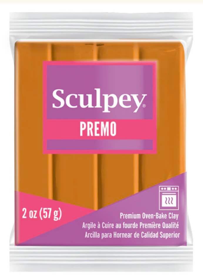 Sculpy Premo 2oz Mustard