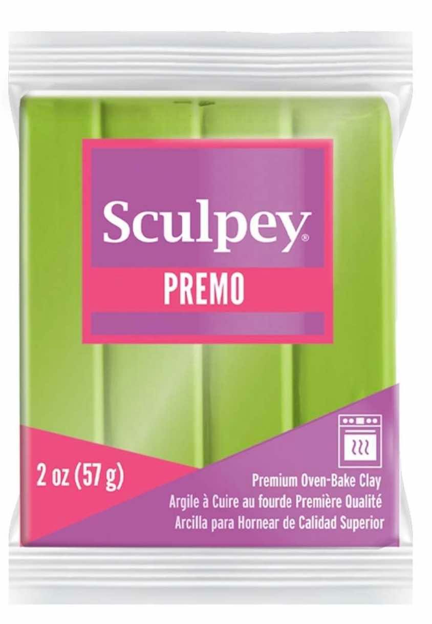 Sculpy Premo 2oz Bright Green Pearl