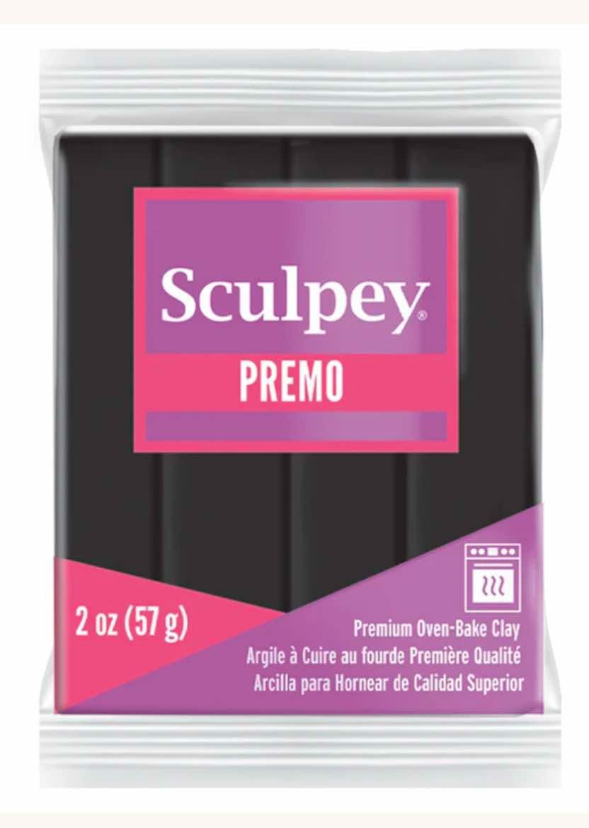 Sculpy Premo 2oz Black