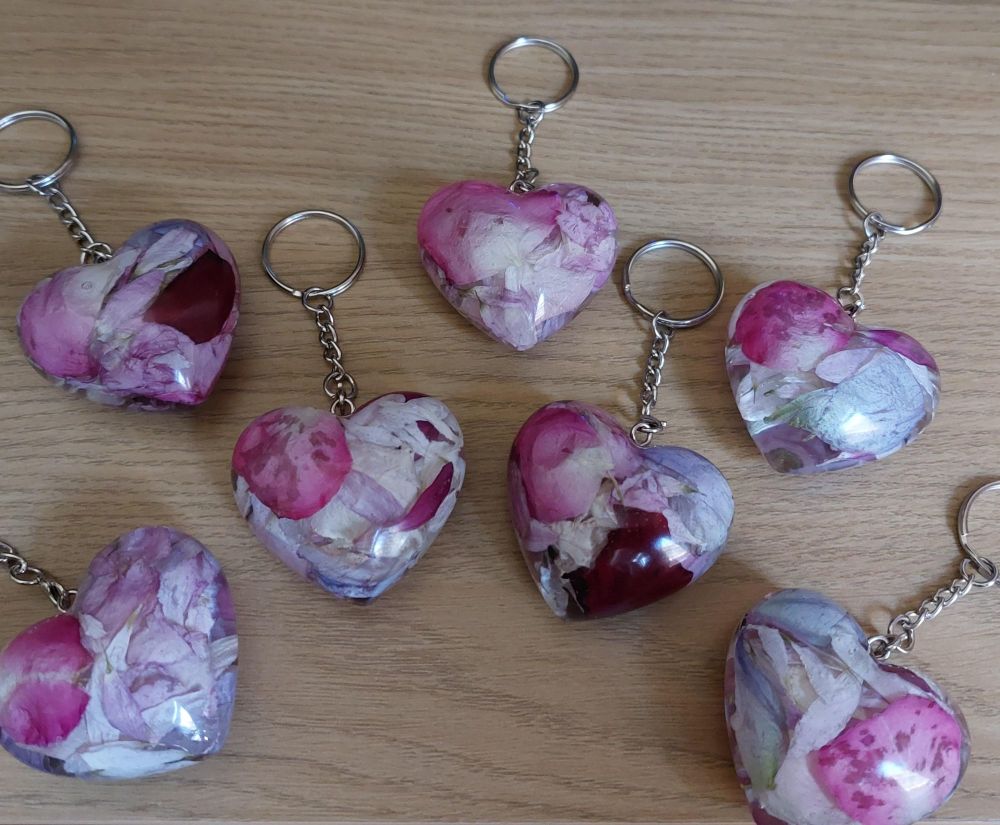 Floral Keepsake Keyring