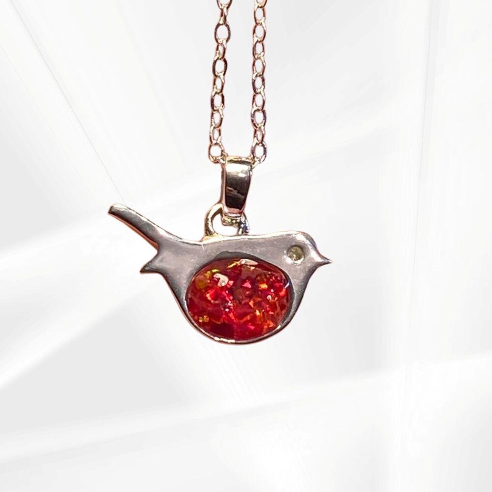 Robin Sterling Silver Pendant