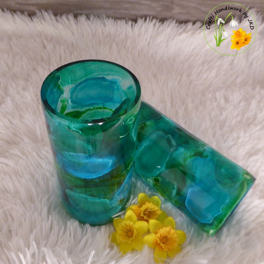 <!02> Recycled/Repurposed Glassware