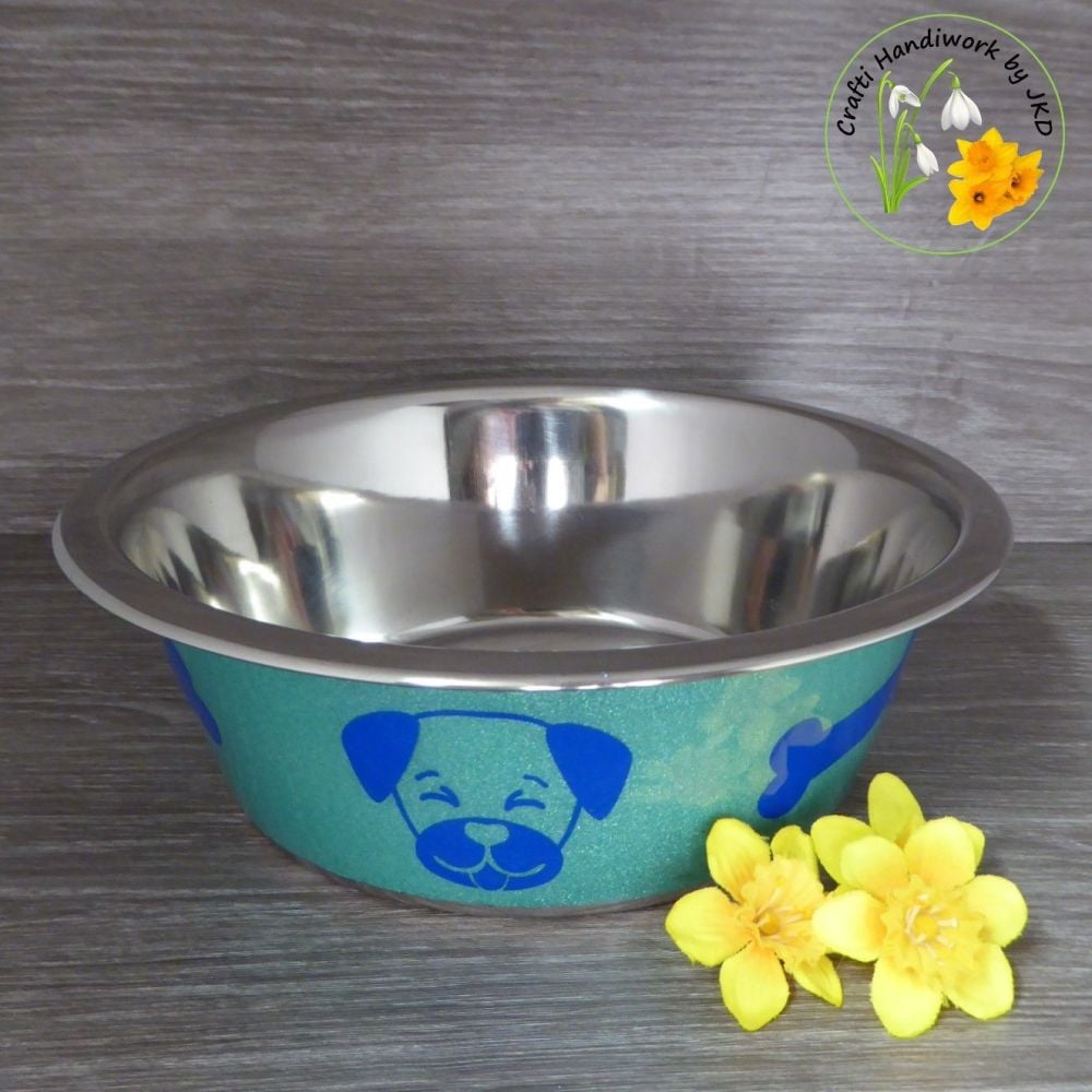 Medium Stainless Steel  Dog Bowl