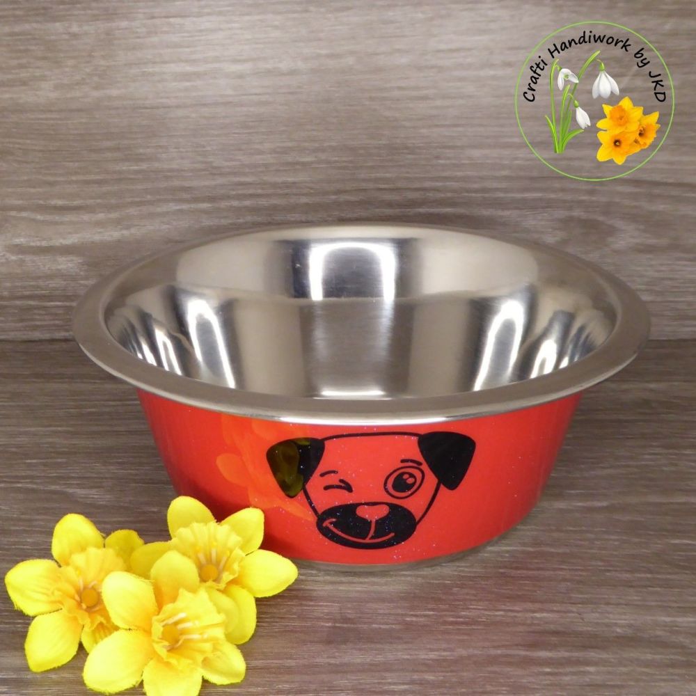 Small Stainless Steel  Dog Bowl