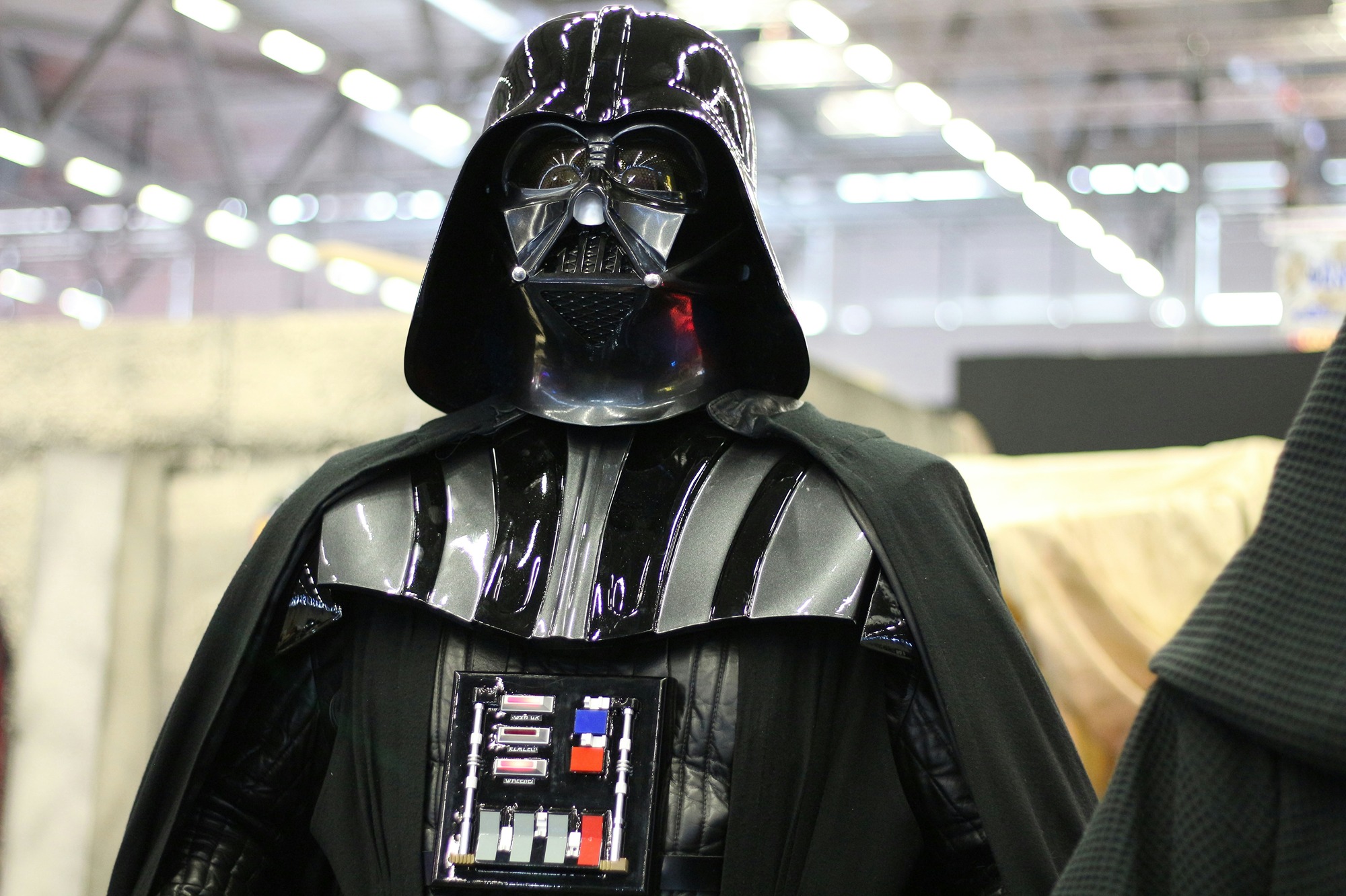 image of someone dressed as Darth Vader from Star Wars