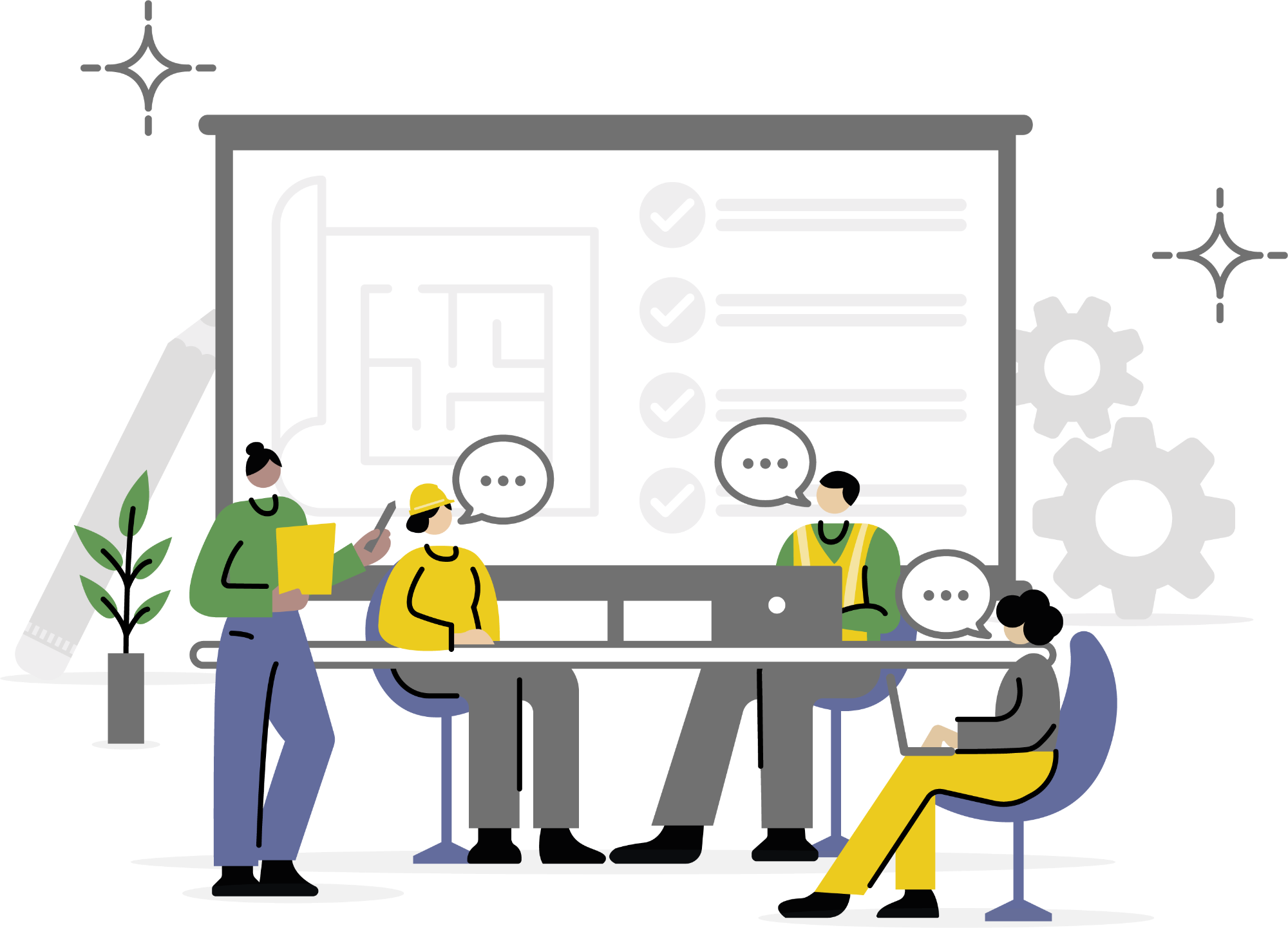 Illustration of leadership development
