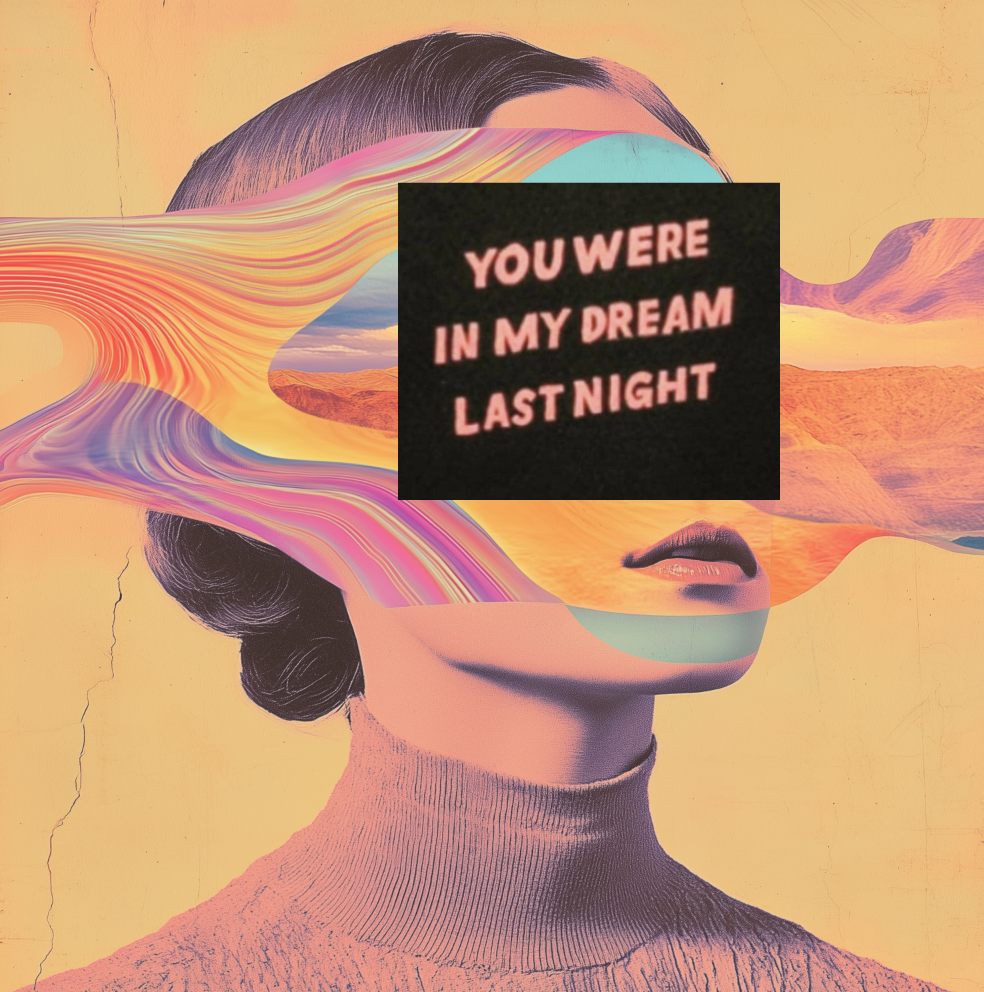 you were in my dream last night