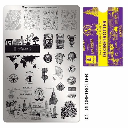 Stamping Plate 01 Globetrotter