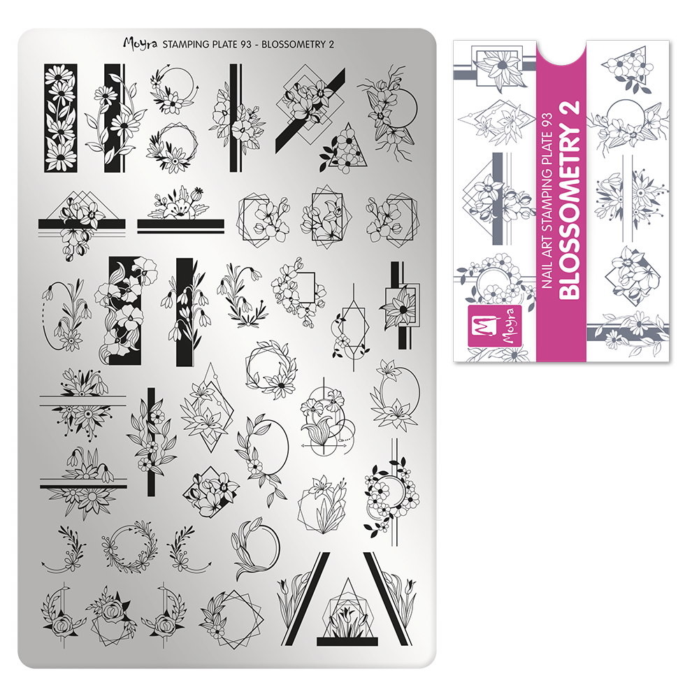 Stamping Plate 93 Blossometry 2