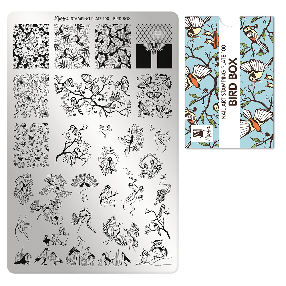 Stamping Plate A100 Fabric Birdbox