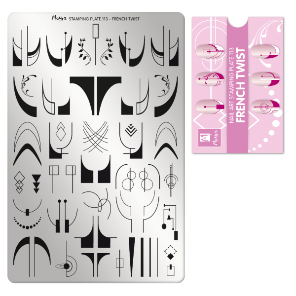Stamping Plate A113 French Twist