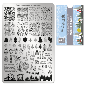 Stamping Plate A117 Winter Tale