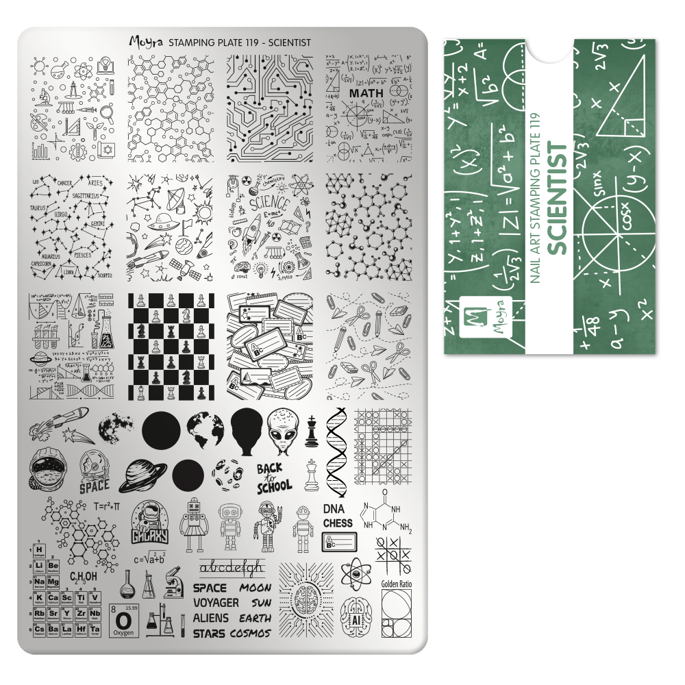 Stamping Plate A119 Scientist