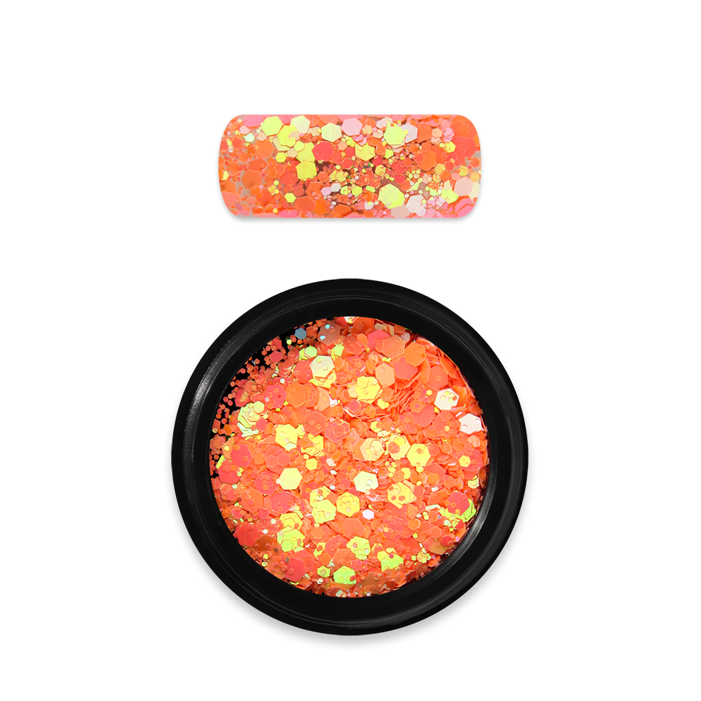 Holo Glitter Mix 22 Chameleon Light Orange