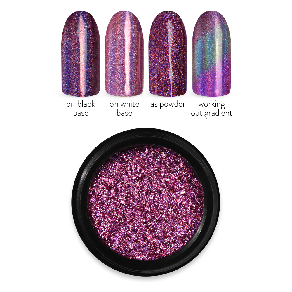 Holographic Mirror Powder 02 Rose