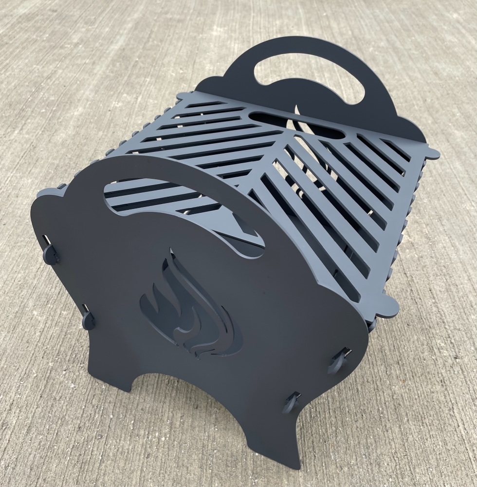 Mini BBQ Grill Fire Pit - Flame