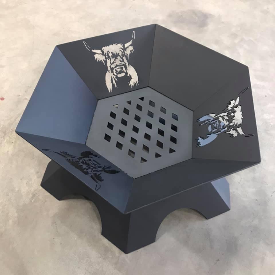 Hexagonal Low Fire Pits