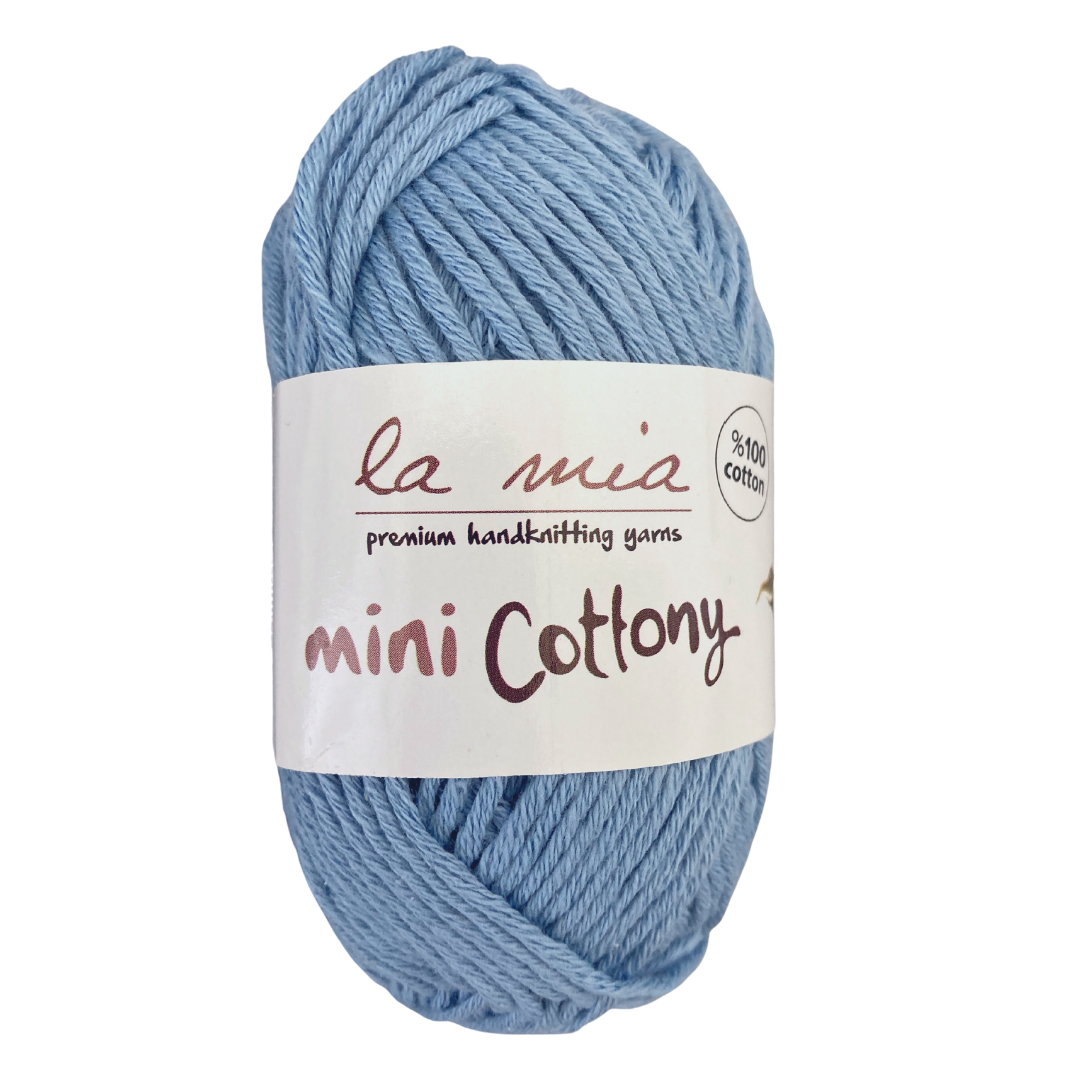 100% Cotton Yarn - Dusky Blue