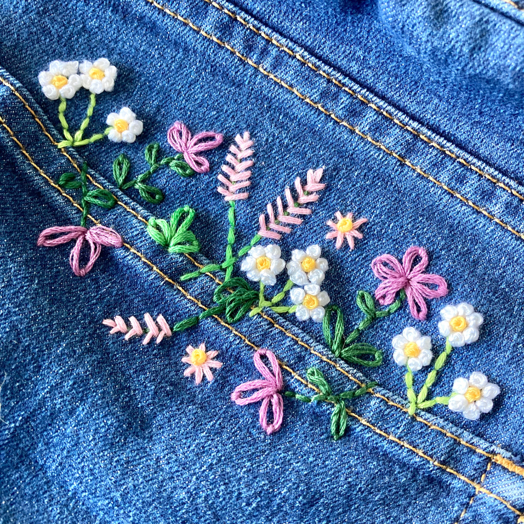 Hand Embroidery - Denim Clothing - Sunday 17th March - 10am - 1pm
