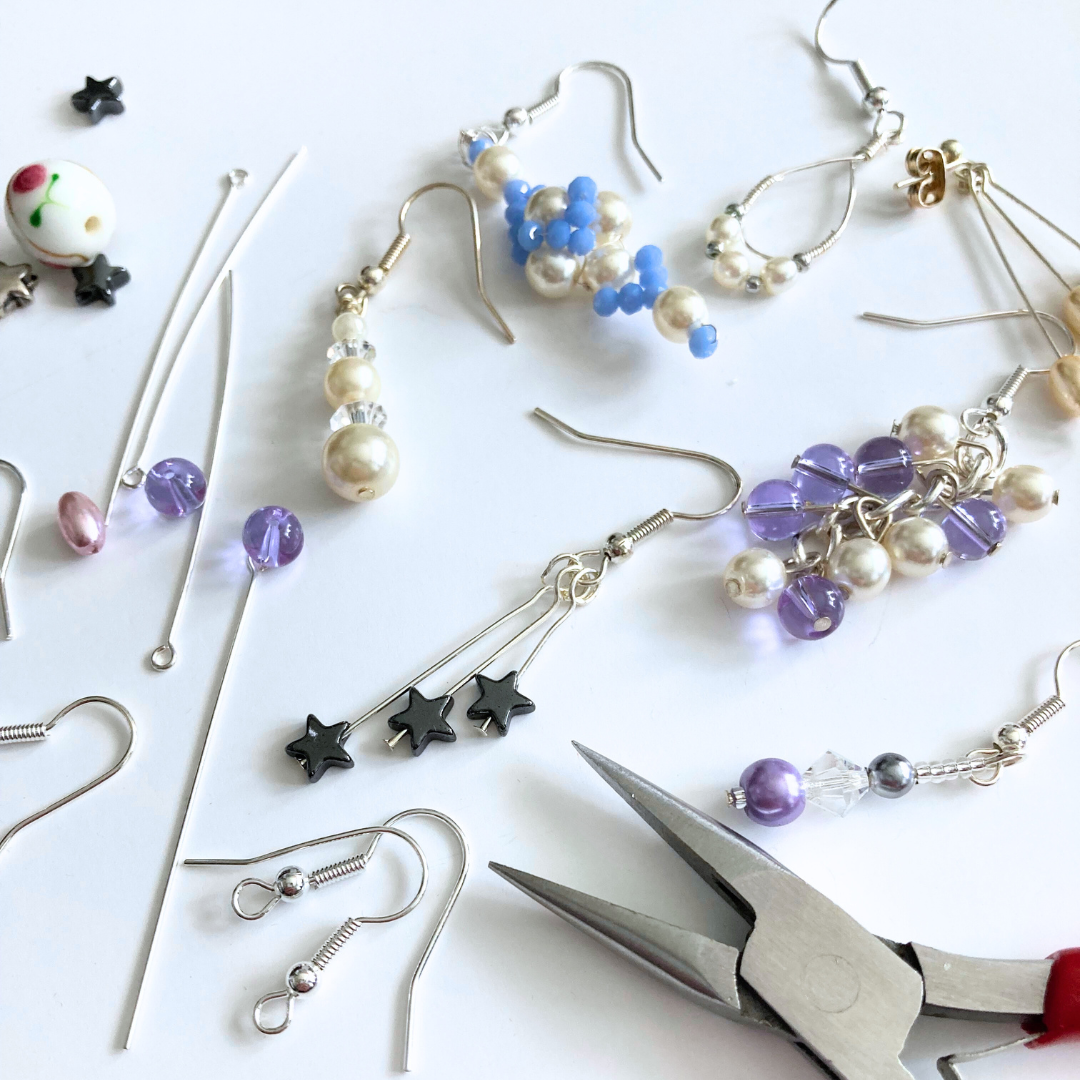 Design and Make Beaded Earrings - Saturday 5th October - 10am - 1pm