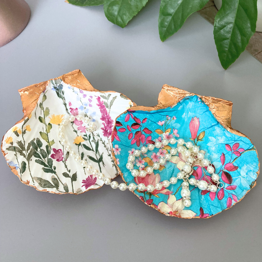 Decoupaged Shell Trinket Dishes - Saturday 19th October - 1pm - 3pm