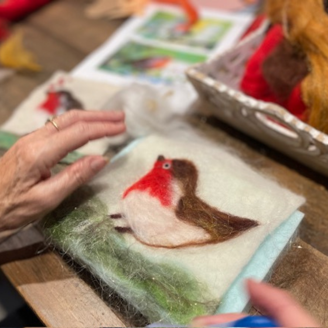 Festive Felting - Christmas Robin - Saturday 7 December - 7pm - 9.30pm