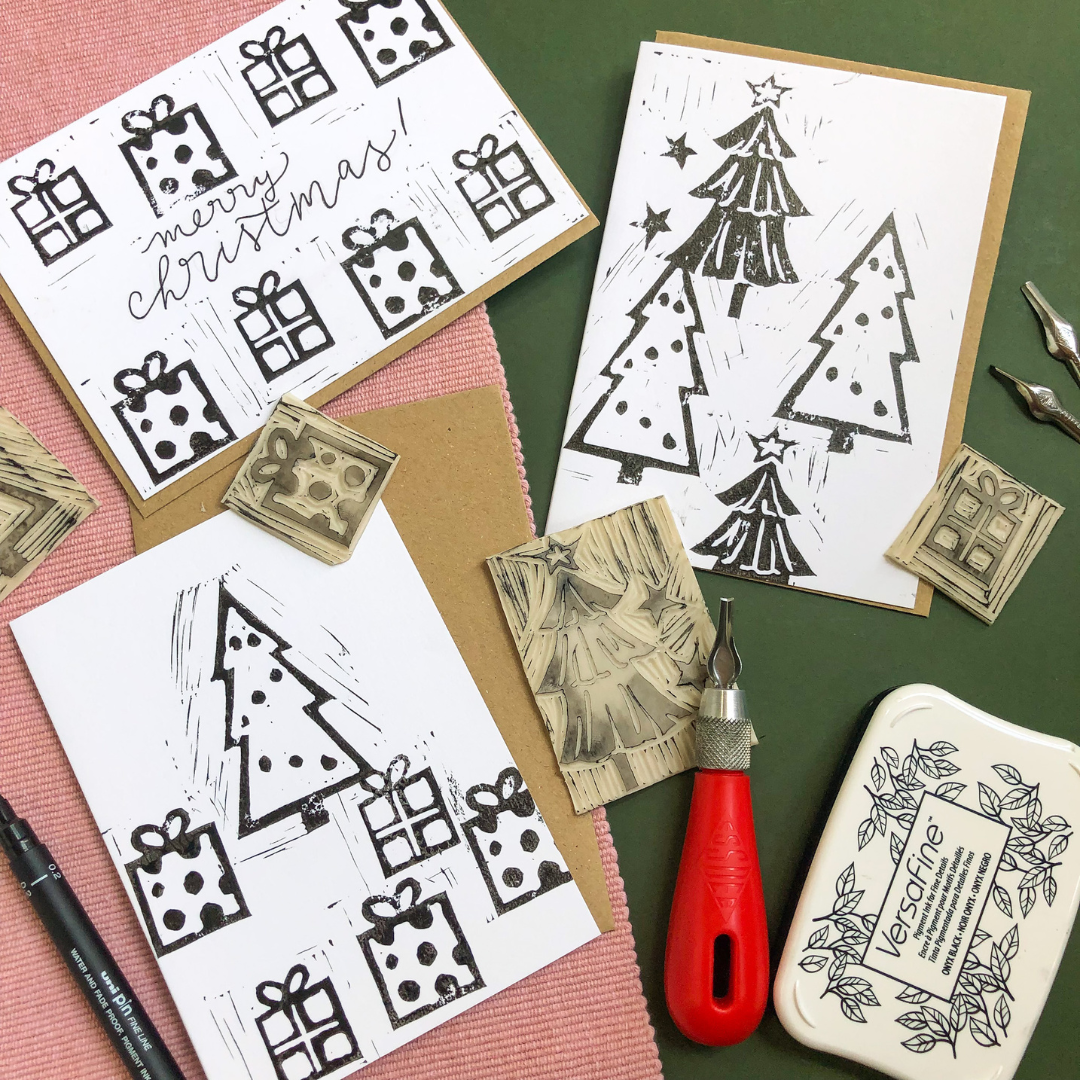 Lino Printing - Cards and Gift Tags - Sunday 23rd November - 10am - 1pm