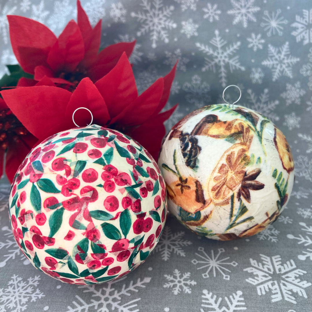 Decoupage Baubles - Sunday 30th November - 1pm - 3pm
