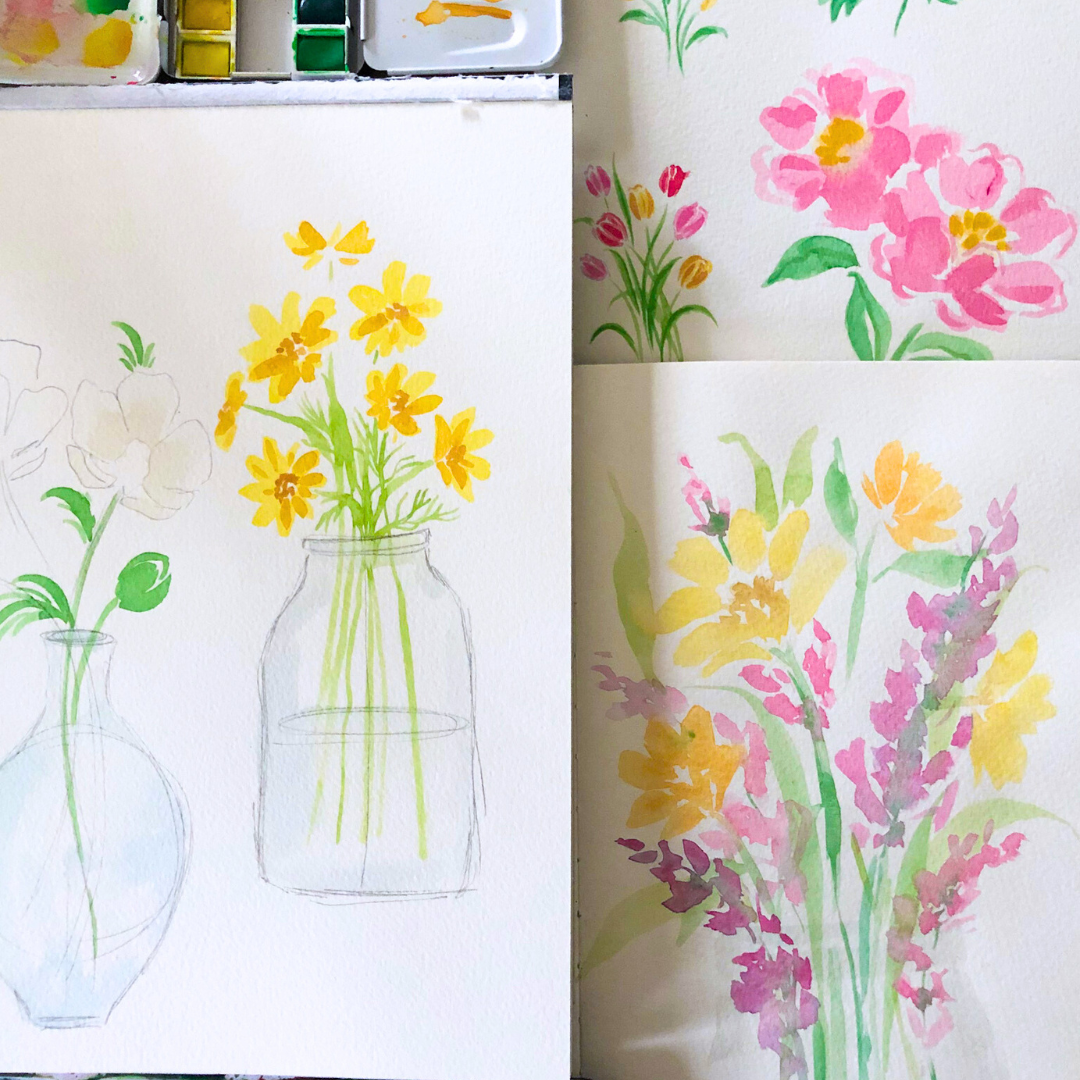 Floral Watercolour Painting - Sunday 27th April - 10am - 3pm